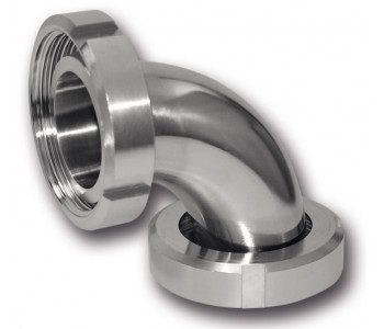 Асептично коляно 90° двустранно на резба - DIN 11851 Асептично коляно 90° двустранно на резба - DIN 11851