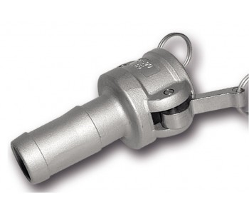 Камлок адаптер - женски -  с край за маркуч - DIN 2828 - тип C