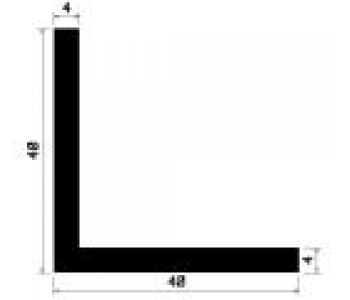 L-профили от гума WI - 0686