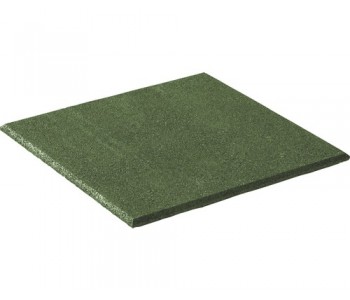 Ударопоглъщащи каучукови плочи - 50x50x2,5см  - зелени