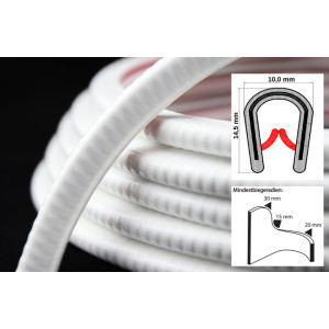 DTBG1-4W / U – профили за защита на ръбове с метална вложка – диапазон на затягане от 1 – 4 mm