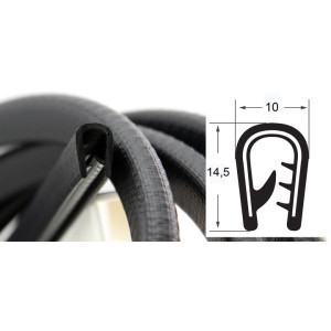 DTBG2-5S/ U – профили за защита на ръбове с метална вложка – диапазон на затягане от 2 – 5 mm