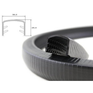 DTBG28-32S/ U – профили за защита на ръбове с метална вложка – диапазон на затягане от 28 – 32 mm