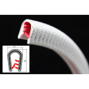 DTBG3-6W/ U – профили за защита на ръбове с метална вложка – диапазон на затягане от 3 – 6 mm