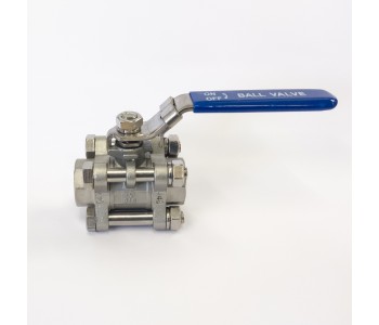 Неръждаем сферичен кран от три части - на резба